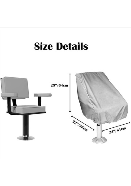 8 Paket Tekne Koltuk Örtüsü Açık Su Geçirmez Duba Kaptanı Tekne Tezgah Koltuk Kapağı Sandalye Koruyucu Kapaklar (Yurt Dışından) modelleri