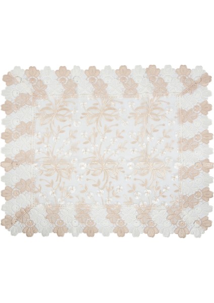 1 Paket Dantel Kanepe Kapağı Nakış Arkası Kanepe Mobilya Koruyucu Masa Kapağı (60X70CM/23 6X27 6inch) (Yurt Dışından)