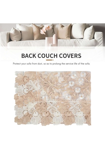 1 Paket Dantel Kanepe Kapağı Nakış Arkası Kanepe Mobilya Koruyucu Masa Kapağı (60X70CM/23 6X27 6inch) (Yurt Dışından) fiyatları