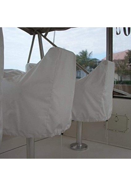 4x Tekne Koltuk Örtüsü Açık Su Geçirmez Duba Kaptanı Tekne Tezgah Koltuk Kapağı Sandalye Koruyucu Kapaklar (Yurt Dışından) fırsatları