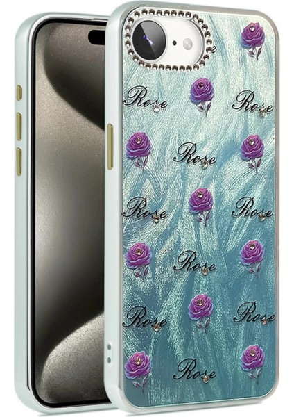 iPhone 16E Kılıf Blade Aynalı Desenli Kapak - Desen 9