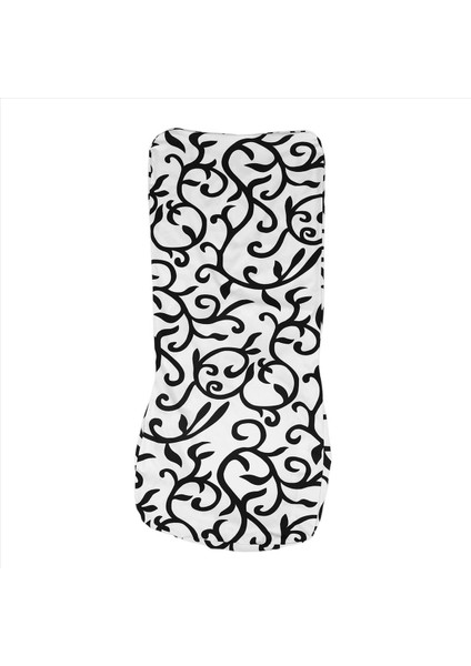 3x Stranty Yemek Sandalyesi Kapak Kısa Sandalye Kapakları Yıkanabilir Koruyucu Koltuk Slipcover (Beyaz + Siyah) (Yurt Dışından) modelleri