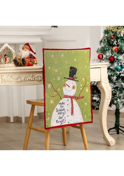 Noel Dekor Noel Sandalye Kapak Yemek Odası Sandalyesi Slipcovers Noel Sandalye Arka Sandalye Kapakları (Yurt Dışından) modelleri