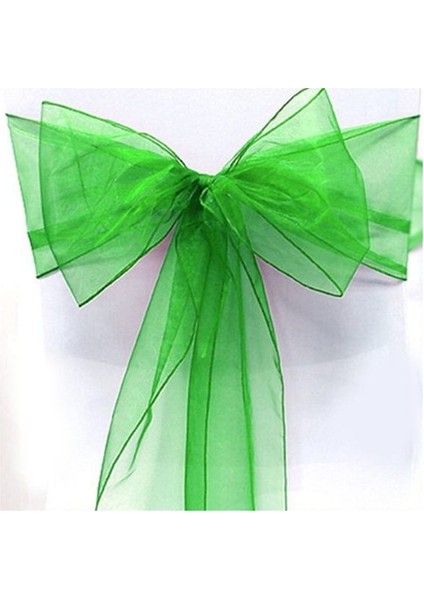 25 Yeşil Organza Sandalye Kapak Kanatları Düğün Doğum Günü Dekoru Için Yay (Yurt Dışından) fiyatları
