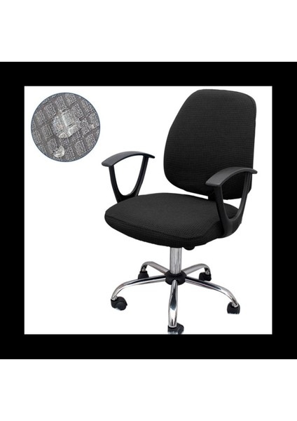 2x Mısır Kontrolü Bölünmüş Sandalye Ofis Ev Bilgisayar Sandalyesi Kapağı Kol Dayama Elastik Koltuk Örtüsü (Yurt Dışından) indirimleri