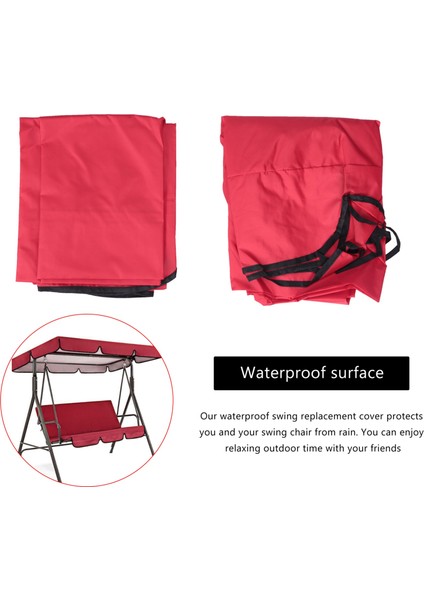 Teras Salıncak Sandalyesi Evrensel Bahçe Sandalyesi Toz Geçirmez 3 Kişilik Açık Kapak (Braketsiz) (Yurt Dışından) fırsatları