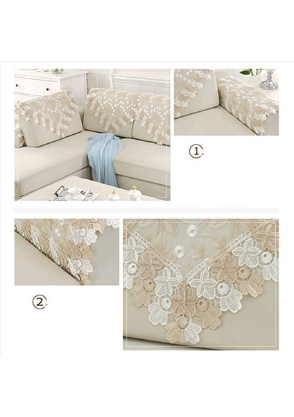 3 Paket Dantel Kanepe Kapağı Nakış Arkası Kanepe Kapak Mobilya Koruyucusu Masa Kapağı (60X70CM/23 6X27 6inch) (Yurt Dışından) indirimleri