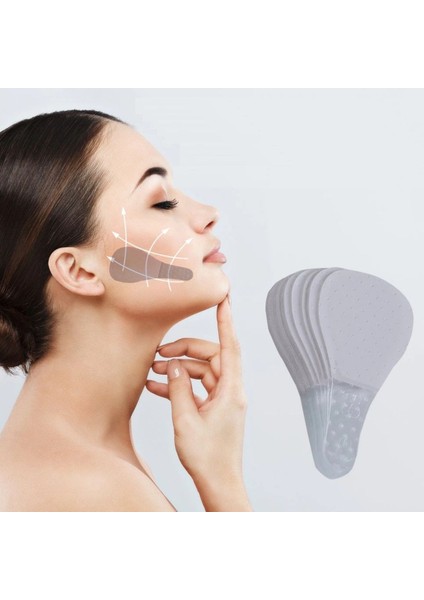 Lastikli Yüz Kaş Göz Boyun Gerdirme Kaldırma Bantları 40 Adet indirimleri