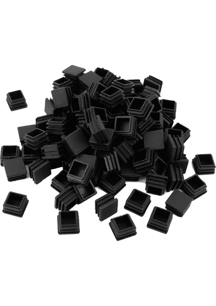 120 Pcs Plastik Kare Tüp Ekler Uç Kartak Kapaklar Siyah 20MM x 20MM ve 25MM x 25MM (Yurt Dışından) fırsatları