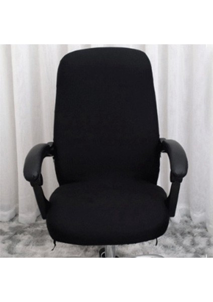 3x Ofis Sandalye Kapağı Elastik Siyam Ofis Sandalyesi Kapak Döner Sandalye Bilgisayar Koltuk Koruyucu Kapak (Siyah) (Yurt Dışından) fiyatları