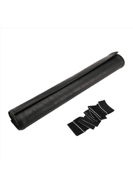 Slip Olmayan Deri Deri Sabibat Koruyucu Recliner Sandalye Mobilya Slipcovers Için Başlık Kapağı Siyah (Yurt Dışından)