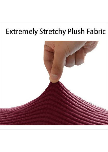 2pcs Yumuşak Streç Peluş Peluş Koltukları Sandalyeler/kanepeler Için Streç Kol Dayama Kapakları Kanepe Kolları Kahve Rengi (Yurt Dışından) fiyatları