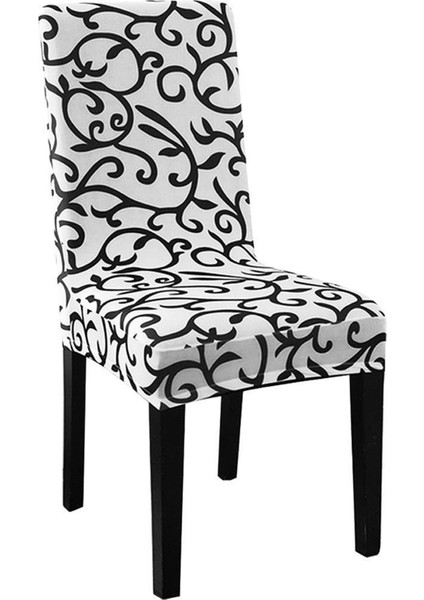 4x Strengy Yemek Sandalyesi Kapak Kısa Sandalye Düğün Restoran Ziyafet Için Yıkanabilir Koruyucu Koltuk Slipcover (Yurt Dışından) fiyatları