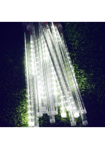 ✨ 8 Saçaklı 50 cm Meteor Yağmuru LED Işık – Gün Işığı, Fişli, Hareketli Akan Efektli Dış Mekan Aydınlatma fiyatları