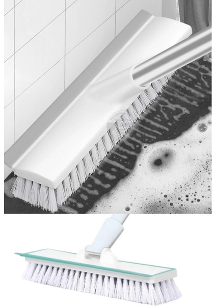 Sert Kıllı Çekçekli Fayans Halı Fırçası Uzun Saplı Temizlik Fırçası fiyatları