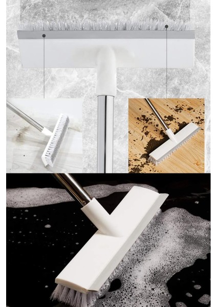 Sert Kıllı Çekçekli Fayans Halı Fırçası Uzun Saplı Temizlik Fırçası modelleri