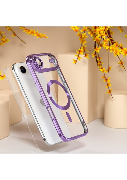 Iphone 17 Air Uyumlu Magsafe Destekli Kamera Korumalı Şeffaf Yumuşak Telefon Kılıfı