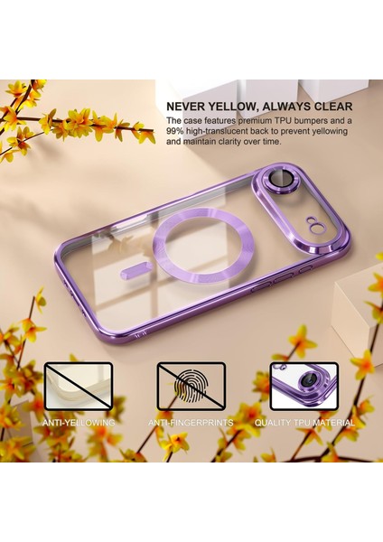 Iphone 17 Air Uyumlu Magsafe Destekli Kamera Korumalı Şeffaf Yumuşak Telefon Kılıfı indirimleri