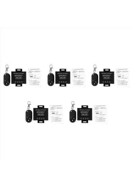 5x 30A Tek Renkli 3 Kablosuz Rf Uzaktan Kumanda ile Tek Kanallı LED Dimmer Denetleyicisi 5050 3528 Striplight (Yurt Dışından)