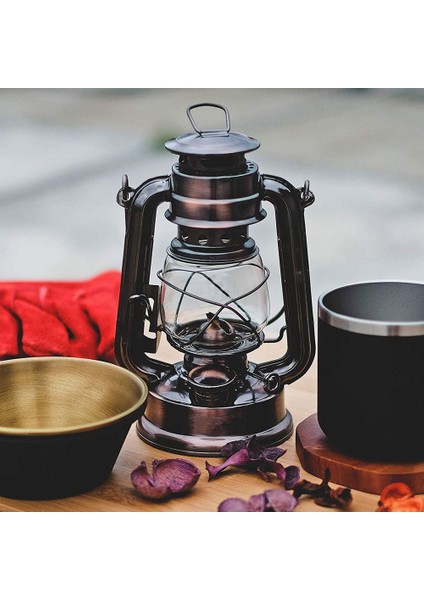 Açık Hava Yağ Lambası Gazyağı Yanan Fener Lambaları/asma Acil Durum Kampı Felaket Önleme Aydınlatması Ev Çadır Siyahı Için (Yurt Dışından) fiyatları