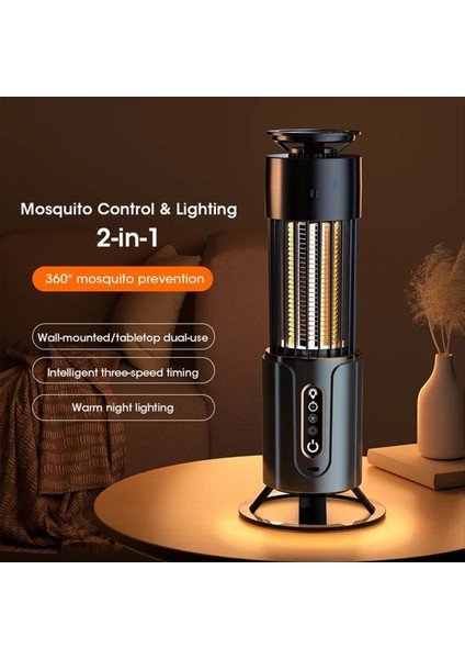 Sivrisinek Lambası - USB Elektrikli Sivrisinek Swatter Sinek Tuzağı Kampı Şarj Edilebilir Kamp Için Kamış Için Fener Zamanlama Fonksiyonu (Yurt Dışından) modelleri