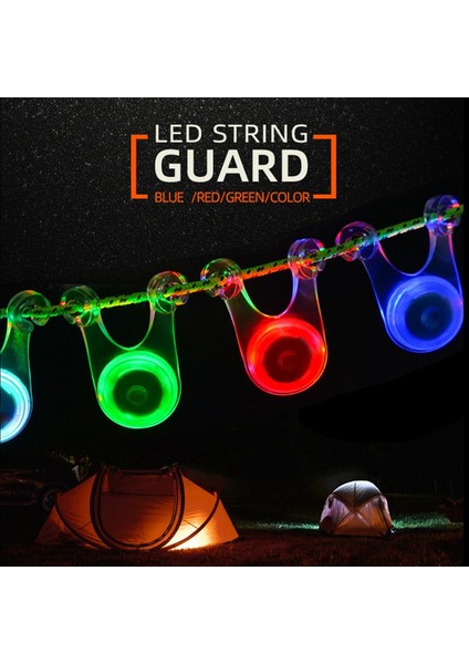Çadır Ipi Işık Koruyucusu Asılı Lamba Küçük El Feneri LED Açık Hava Kamp Balıkçılığı Uyarı Güvenlik Işığı Çok Renkli (Yurt Dışından) fırsatları