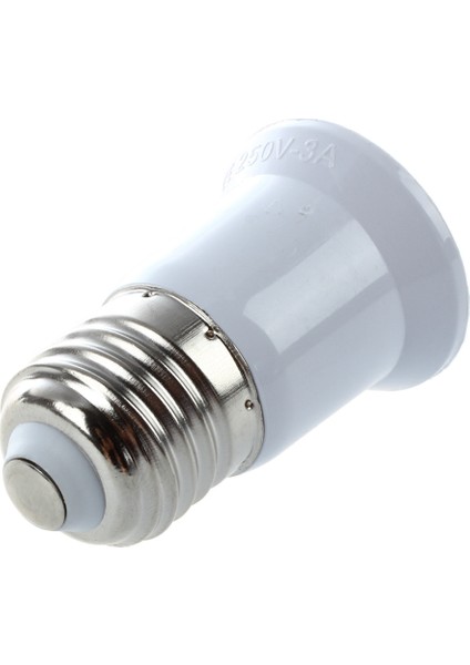2x E27 Ila E27 Ampul Tutucu Gümüş Tonu Beyaz Adaptör Genişletici (Yurt Dışından) fiyatları