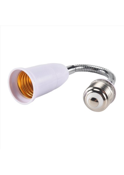 LED Ampul Lambası Tutucu Dönüştürücüler Adaptörü Esnek E27 Ila E27 20CM Uzunluk Esnek Soket Taban Tipi Uzantısı (Yurt Dışından)