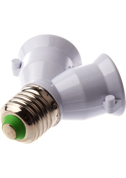 2x E27 1 Ila 2 E27 LED Işık Lambası Ampul Adaptör Dönüştürücü Bölünmüş Ayrı Ayırma Tabanı Soketi (Yurt Dışından) modelleri