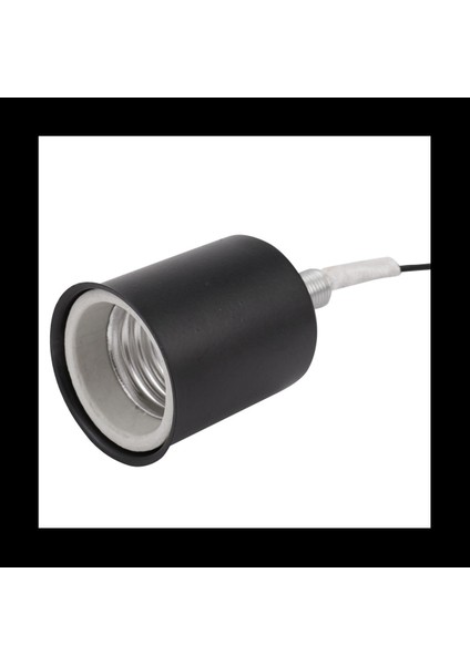 6x E27 Seramik Vidalı Taban Yuvarlak LED Ampul Lamba Soket Tutucu Adaptörü Metal Lamba Tutucu Telli Siyah (Yurt Dışından) fırsatları