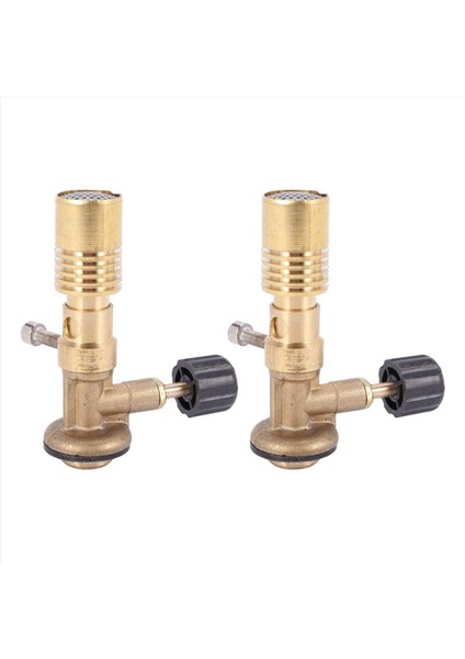 2x Yüksek Sıcaklık Pirinç Gaz Turbo Torçu Propan Kaynak Sıhhi Tesisat Taşınabilir Bunsen Brülör Gaz Burner Isıtma Fırını (Yurt Dışından)