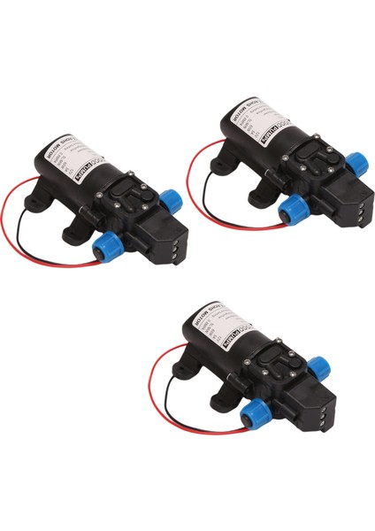 3x Siyah Dc 12V 60W Yüksek Basınçlı Mini Membran Su Pompası Otomatik Kapanma 5l / Dk (Yurt Dışından)