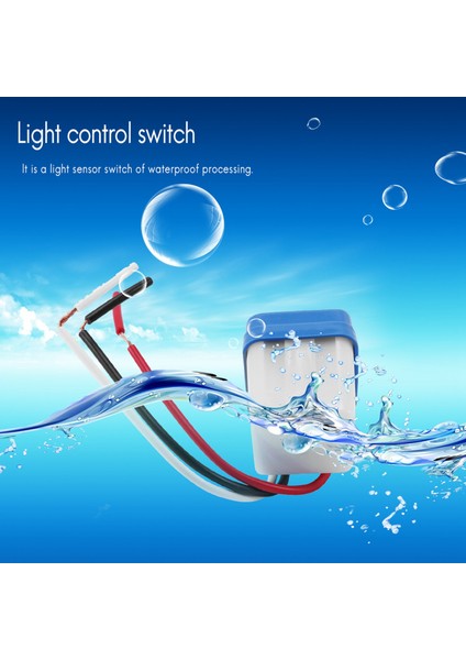 Sensör Anahtarı Ac Dc 12V Street Lights Otomatik Kontrol Işık Işık Gündüz ve Gece Algılama Kontrolü Parlak Kara Town Kırsal (Yurt Dışından) modelleri