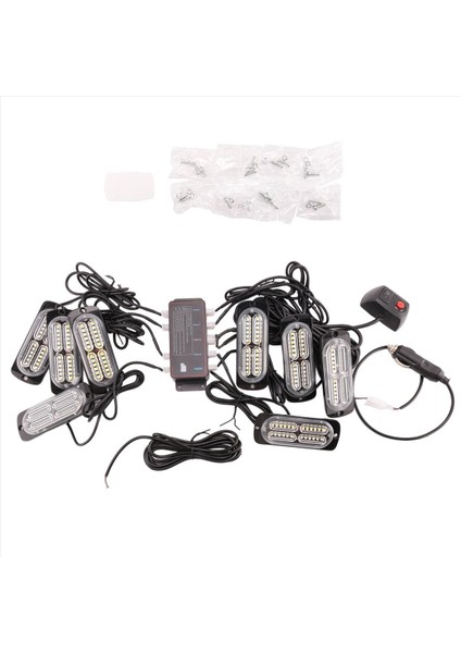 1 Tow 8 Ağda Yanıp Sönen Işıklar Uyarı Işıkları Flaş Yan Işıklar Izgara Işıkları Yanıp Sönen Işıklar Beyaz (Yurt Dışından) fiyatları