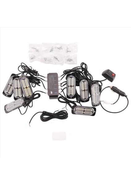 1 Tow 8 Ağda Yanıp Sönen Işıklar Uyarı Işıkları Flaş Yan Işıklar Izgara Işıkları Yanıp Sönen Işıklar Beyaz (Yurt Dışından) modelleri