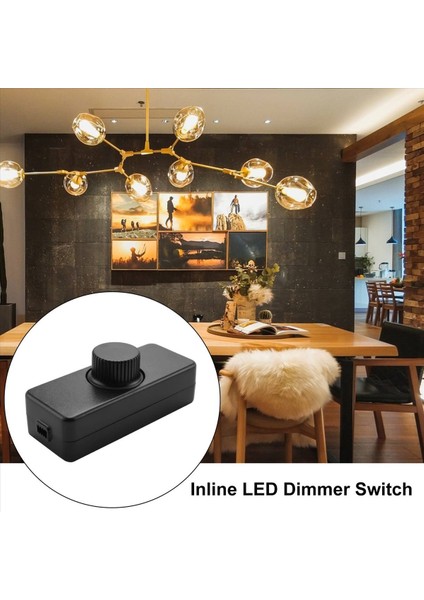 Satır Içi LED Dimmer Anahtarı Dökülebilir 3-100W Led/akkor Siyah Için Dökme Döner Açık/kapalı ve Düğüm Kontrolü Dimmer (Yurt Dışından) fırsatları