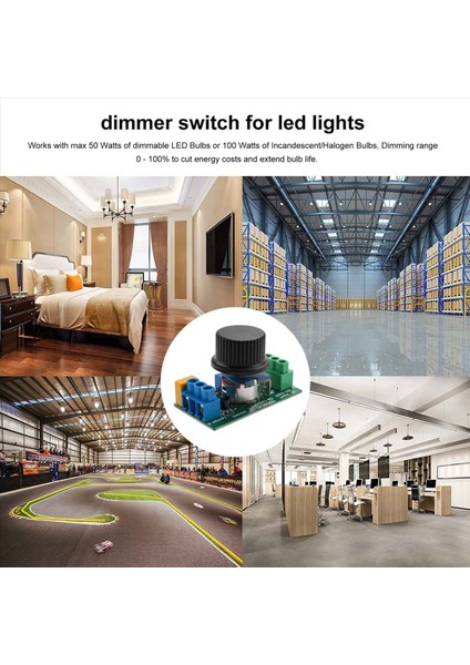 Satır Içi LED Dimmer Anahtarı Dökülebilir 3-100W Led/akkor Siyah Için Dökme Döner Açık/kapalı ve Düğüm Kontrolü Dimmer (Yurt Dışından) indirimleri