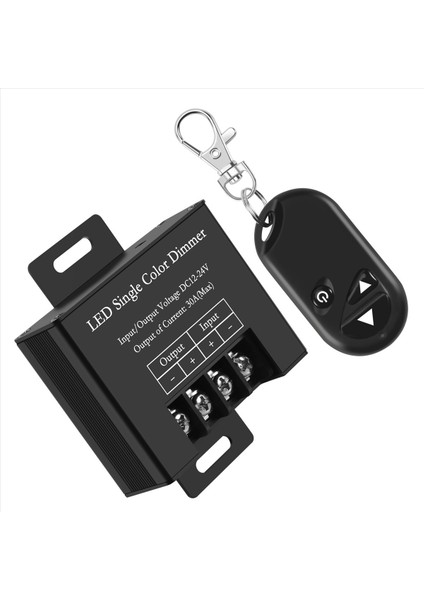 30A Tek Renkli 3 Kablosuz Rf Uzaktan Kumanda ile Tek Kanallı LED Dimmer Denetleyicisi 5050 3528 LED Striplight (Yurt Dışından) modelleri