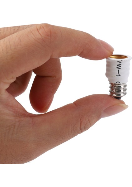 12 Pack E12 Ila E14 Beyaz Ampul Dönüştürücü LED Işık Tutucu Adaptör Soket Değiştirici Yüksek (Yurt Dışından) fiyatları
