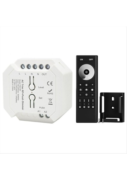 2 4g Rf Trıac Dimmer LED Kontrolör Akıllı Dimmer Desteği Akıllı Uygulama Rf Uzaktan Kumanda AC100V-240V B (Yurt Dışından)