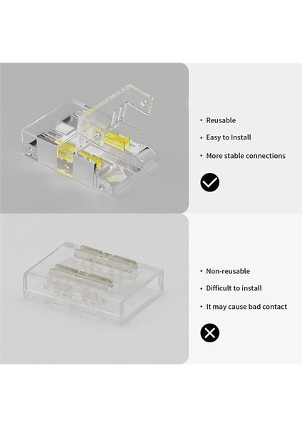 Cob Rgb LED Şerit Işıkları Için 10MM Konektörler 4 Pin Çift Uçlu Uzantı Konektörleri 4 Pinli Fiş 5 5in Uzatma Kablosu (Yurt Dışından) modelleri