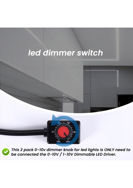 Dc 0/1-10V Knob LED Dimmer Düşük Voltajlı Pasif Dimmer Pwm 0-10V Veya 1-10V Dimmable LED Sürücü Için (Yurt Dışından) indirimleri