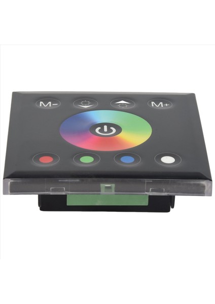DC12V-24V Rgb / Rgbw Duvara Monte Dokunmatik Panel Denetleyici Cam Panel Dimmer Anahtar Denetleyicisi LED Şeritler Için Siyah (Yurt Dışından) indirimleri