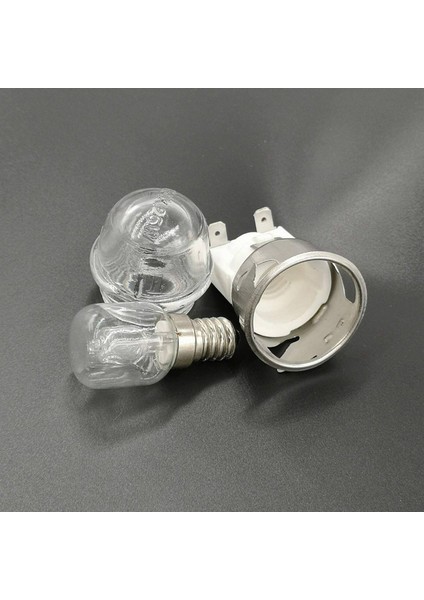 4set E14 Yüksek Sıcaklık Direnci 300 Celsius 250V 25W Fırın Lambası Fırın Lambası Tutucu Fırın Aydınlatma Seramik Lamba Kafası (Yurt Dışından) indirimleri