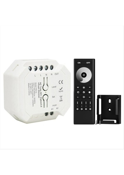 Tuya Zigbee Triac Dimmer LED Kontrolör Dimmable LED Işıklar Için Akıllı Dimmer Destek Akıllı Uygulama Rf Uzaktan Kumanda B (Yurt Dışından)