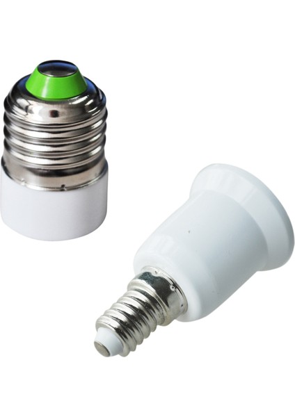 2pcs Taban LED Cfl Ampul Lamba Adaptör Dönüştürücü Dönüştürücü Vidalı Soket - E14 Ila E27 ve E27 Ila E14 (Yurt Dışından) fiyatları