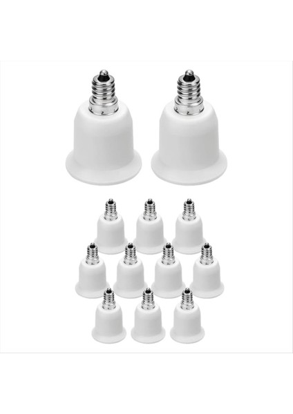 12 Paket E12 Ila E26 Adaptör E12 Işık Soketi Orta Taban E26 E27 Dönüştürücü Işık Soket Adaptörü Avize Soketi (Yurt Dışından)