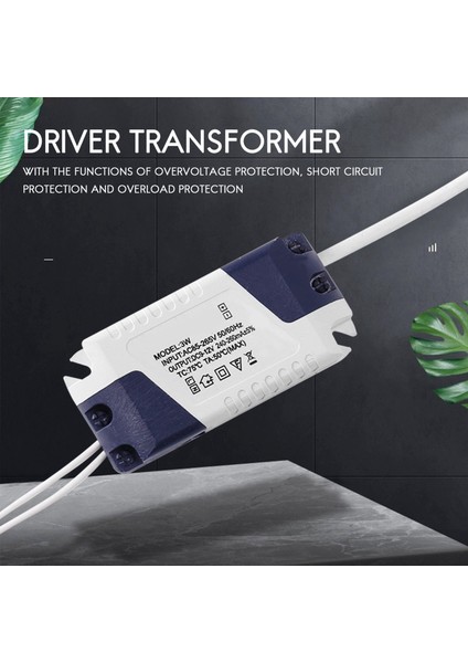 Ac 90-240V-DC 9-12V 3W Sabit Akım LED Şerit Güç Sürücüsü Transformatörü (Yurt Dışından) fiyatları