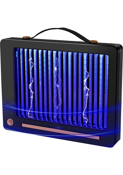 Böcek Zapper Kapalı 2000MAH Elektrikli Sivrisinek Zapper Uçan Böcek Sinek Meyve Sinek Tuzakları Siyah (Yurt Dışından)
