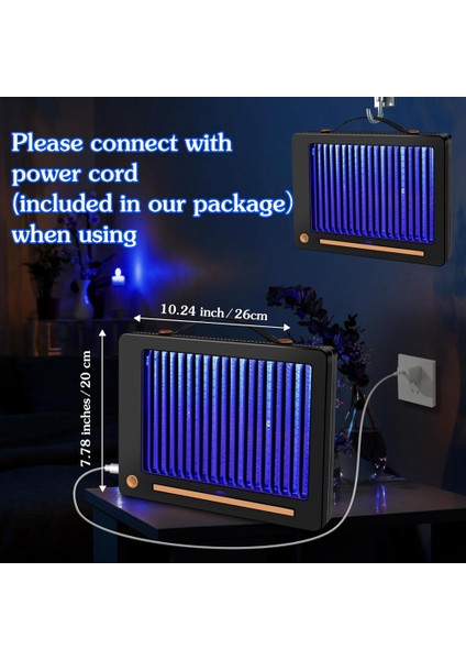 Böcek Zapper Kapalı 2000MAH Elektrikli Sivrisinek Zapper Uçan Böcek Sinek Meyve Sinek Tuzakları Siyah (Yurt Dışından) modelleri